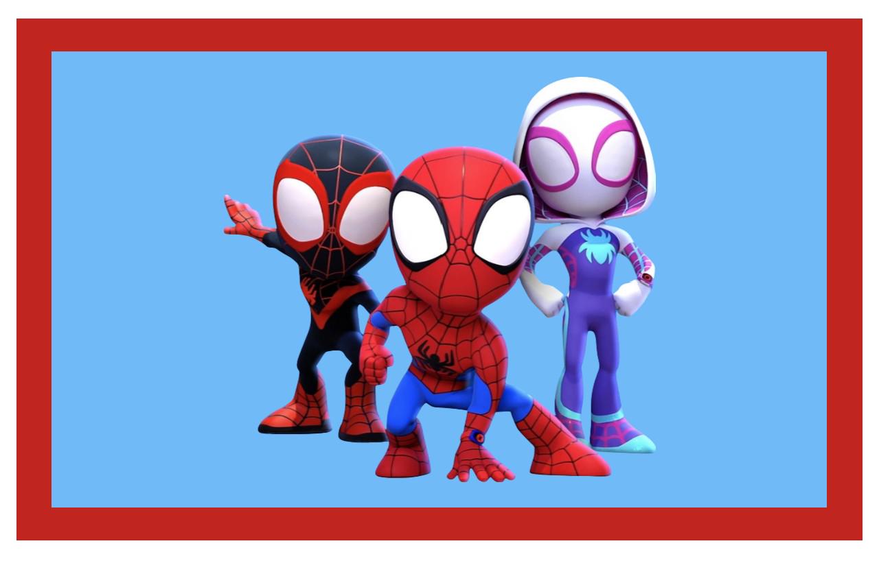 Spidey and Friends 20 oz Water Bottle Tumbler: Customizable Colors