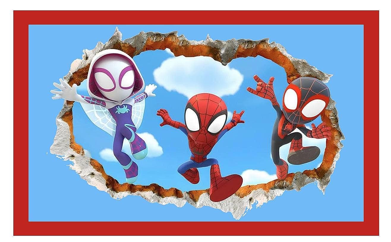 Spidey and Friends 20 oz Water Bottle Tumbler: Customizable Colors