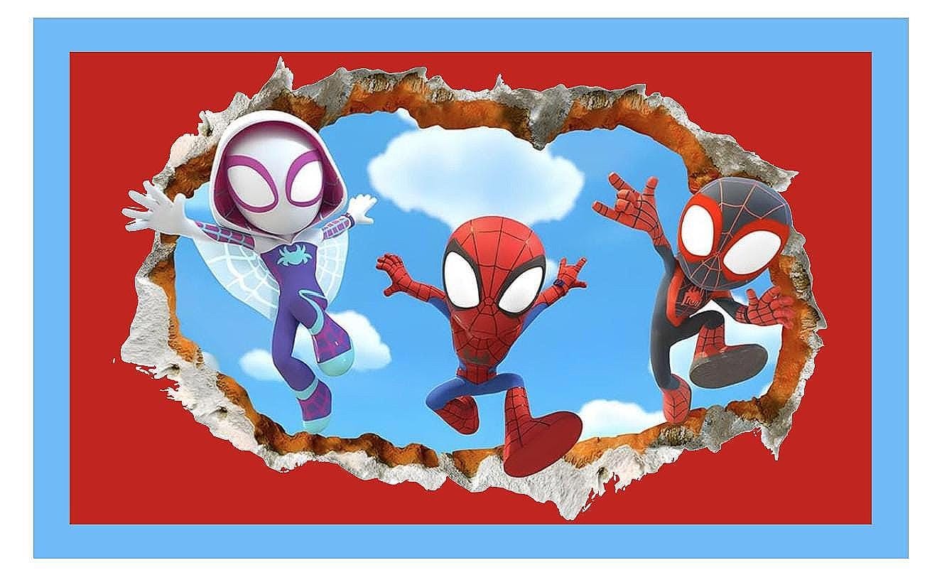 Spidey and Friends 20 oz Water Bottle Tumbler: Customizable Colors