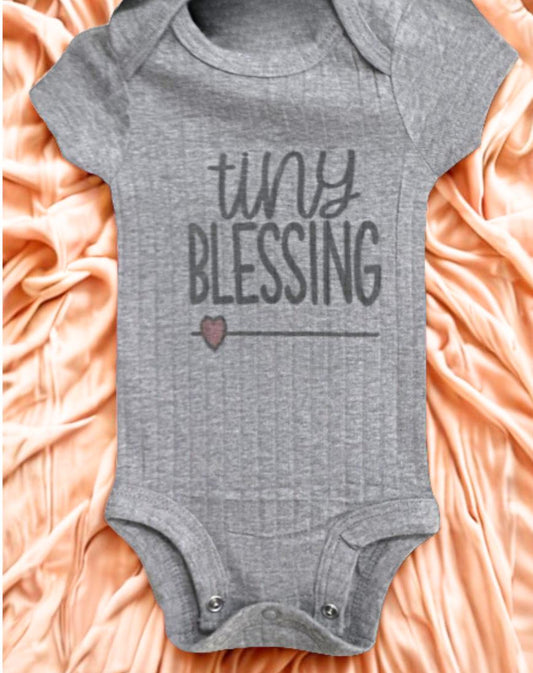 Tiny Blessing baby onesie